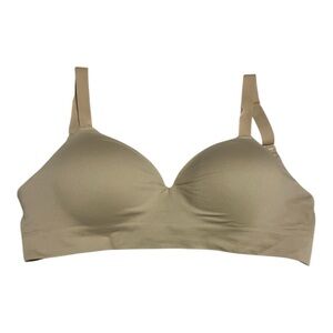Truekind Supportive Comfort Wireless Shaping Bra Tan Nude XL Minimalist